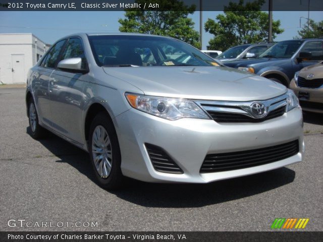 2012 Toyota Camry LE in Classic Silver Metallic