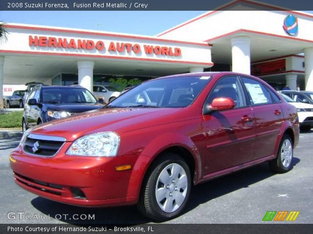 2008 Suzuki Forenza  in Fusion Red Metallic