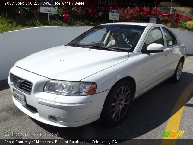 2007 Volvo S60 2.5T AWD in Ice White