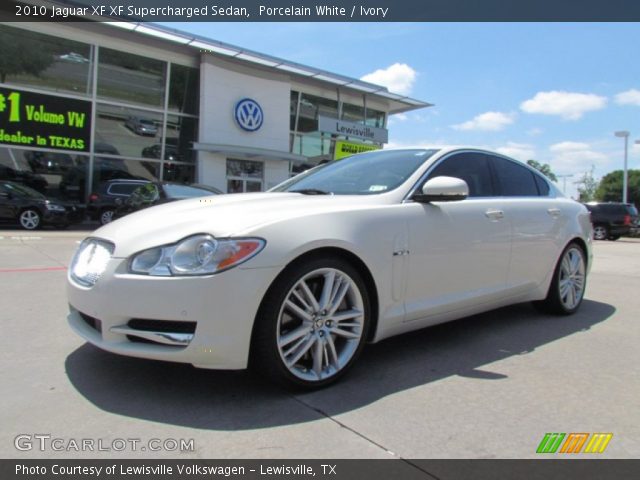 2010 Jaguar XF XF Supercharged Sedan in Porcelain White