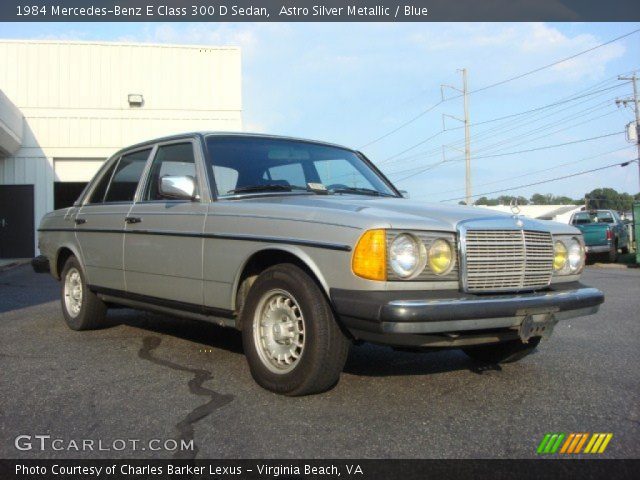 1984 Mercedes-Benz E Class 300 D Sedan in Astro Silver Metallic