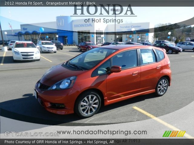 2012 Honda Fit Sport in Orangeburst Metallic