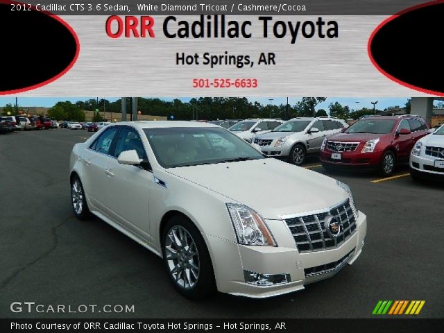 2012 Cadillac CTS 3.6 Sedan in White Diamond Tricoat