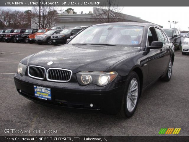 2004 Bmw 745i black on black #3