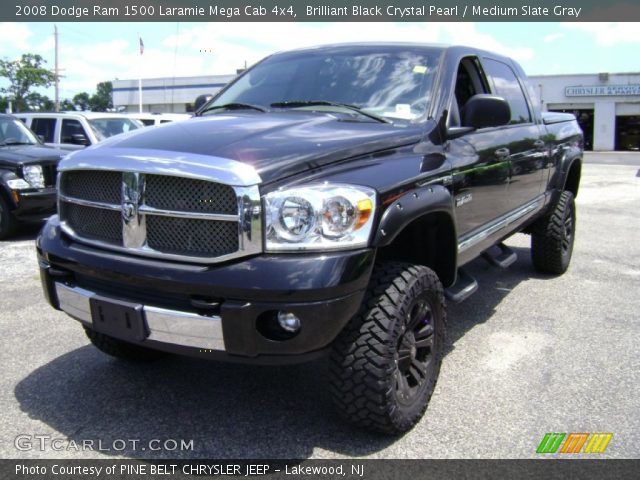 2008 Dodge Ram 1500 Laramie Mega Cab 4x4 in Brilliant Black Crystal Pearl