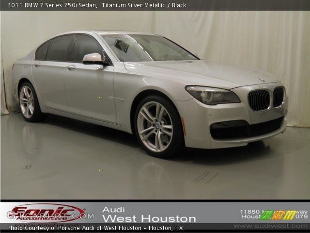 2011 BMW 7 Series 750i Sedan in Titanium Silver Metallic
