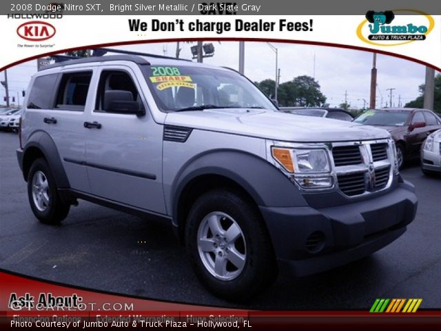 2008 Dodge Nitro SXT in Bright Silver Metallic