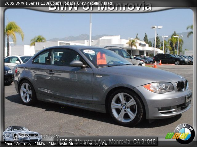 2009 BMW 1 Series 128i Coupe in Space Grey Metallic