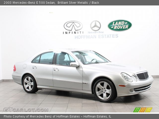 2003 Mercedes-Benz E 500 Sedan in Brilliant Silver Metallic