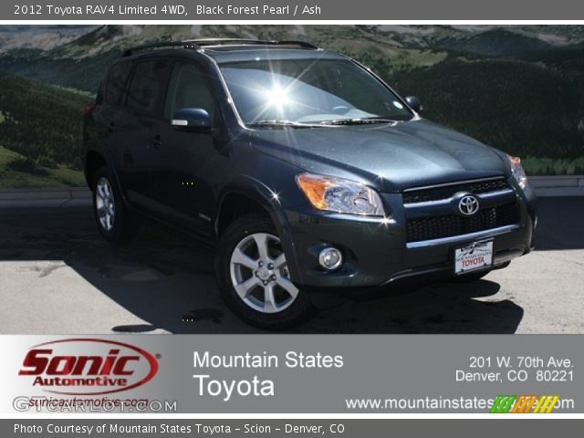 2012 Toyota RAV4 Limited 4WD in Black Forest Pearl