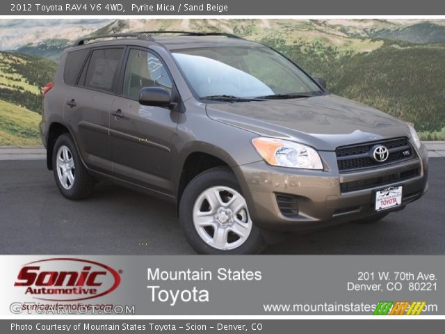 2012 Toyota RAV4 V6 4WD in Pyrite Mica