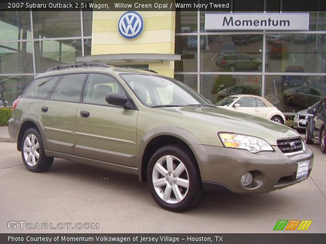 2007 Subaru Outback 2.5i Wagon in Willow Green Opal