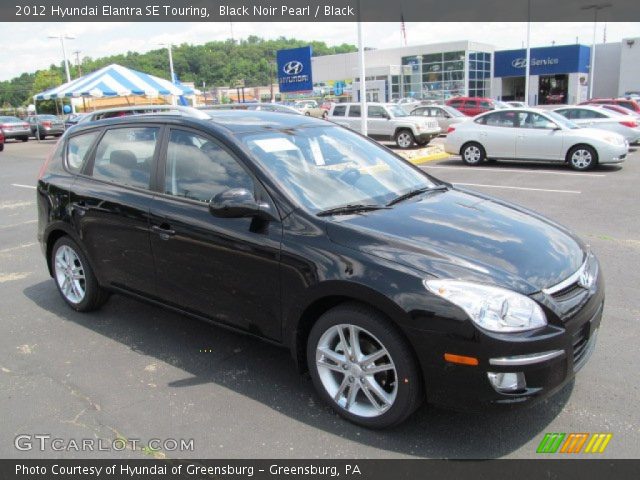 2012 Hyundai Elantra SE Touring in Black Noir Pearl