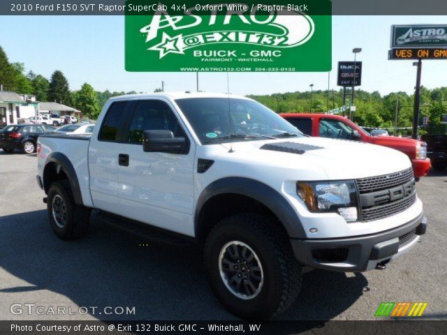 2010 Ford F150 SVT Raptor SuperCab 4x4 in Oxford White