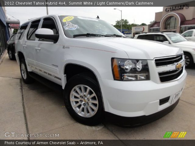 2012 Chevrolet Tahoe Hybrid 4x4 in Summit White