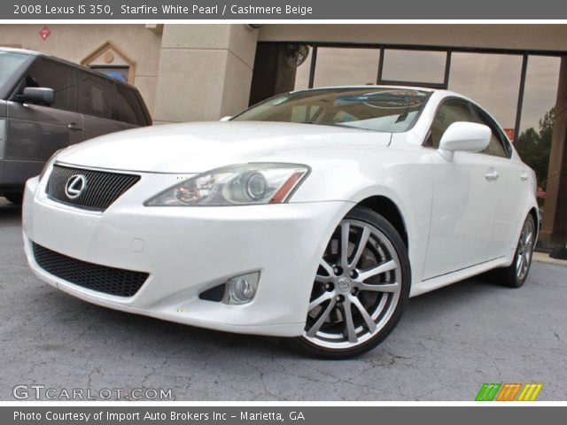 2008 Lexus IS 350 in Starfire White Pearl