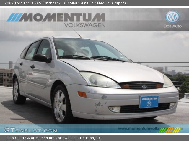 2002 Ford Focus ZX5 Hatchback in CD Silver Metallic