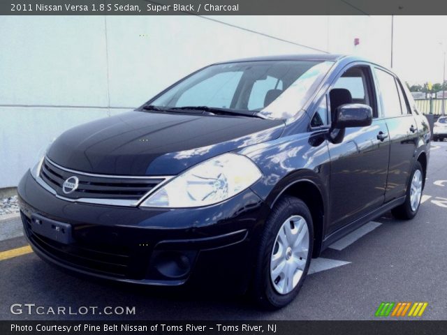 2011 Nissan Versa 1.8 S Sedan in Super Black
