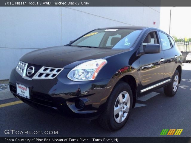 2011 Nissan Rogue S AWD in Wicked Black