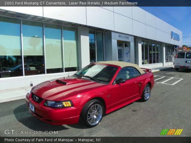 2001 Ford Mustang GT Convertible in Laser Red Metallic