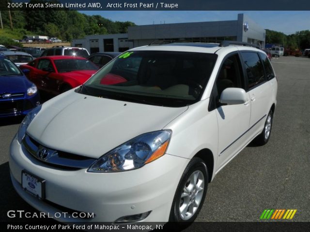 2006 Toyota Sienna Limited AWD in Arctic Frost Pearl