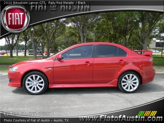 2010 Mitsubishi Lancer GTS in Rally Red Metallic