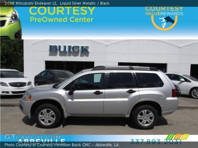 2008 Mitsubishi Endeavor LS in Liquid Silver Metallic