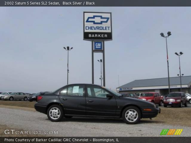 2002 Saturn S Series SL2 Sedan in Black Silver