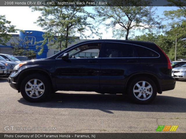 2008 Honda CR-V EX-L 4WD in Nighthawk Black Pearl