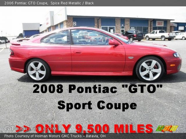 2006 Pontiac GTO Coupe in Spice Red Metallic