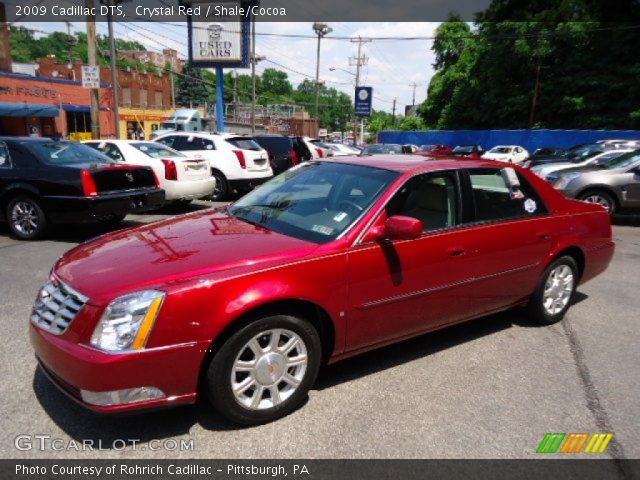 2009 Cadillac DTS  in Crystal Red