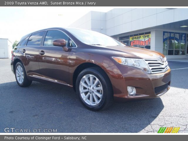 2009 Toyota Venza AWD in Sunset Bronze Mica