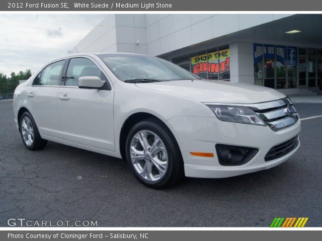 2012 Ford Fusion SE in White Suede