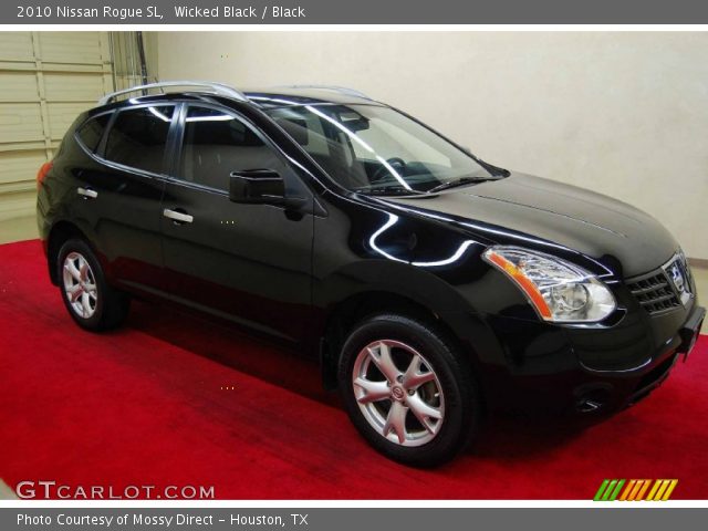 2010 Nissan Rogue SL in Wicked Black