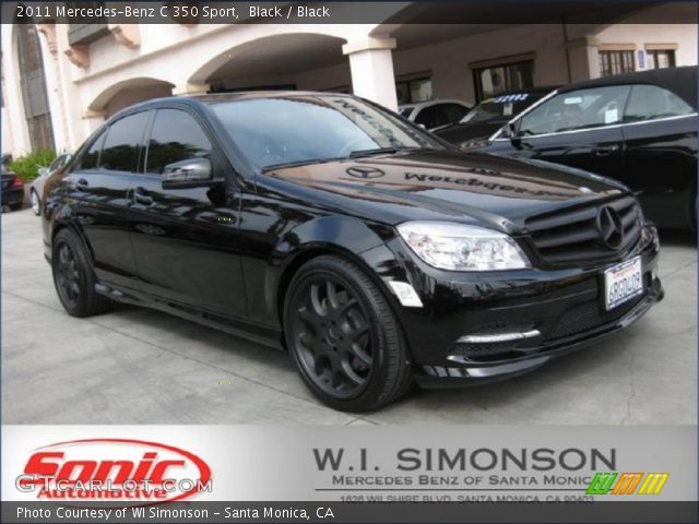 2011 Mercedes-Benz C 350 Sport in Black
