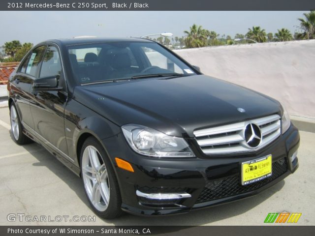2012 Mercedes-Benz C 250 Sport in Black