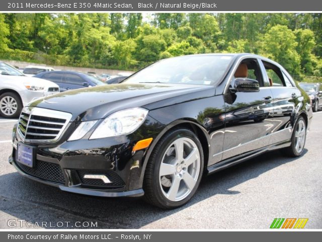 2011 Mercedes-Benz E 350 4Matic Sedan in Black