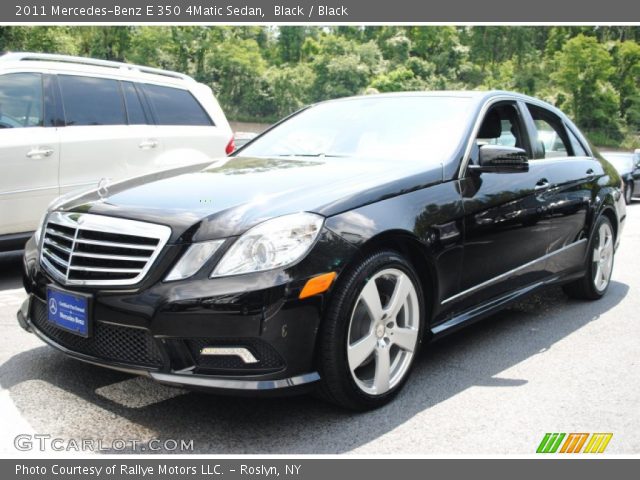 2011 Mercedes-Benz E 350 4Matic Sedan in Black