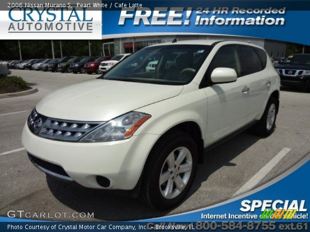 2006 Nissan Murano S in Pearl White