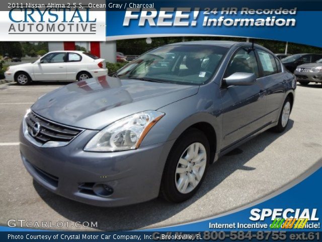 2011 Nissan Altima 2.5 S in Ocean Gray