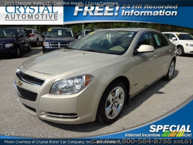 2011 Chevrolet Malibu LT in Gold Mist Metallic