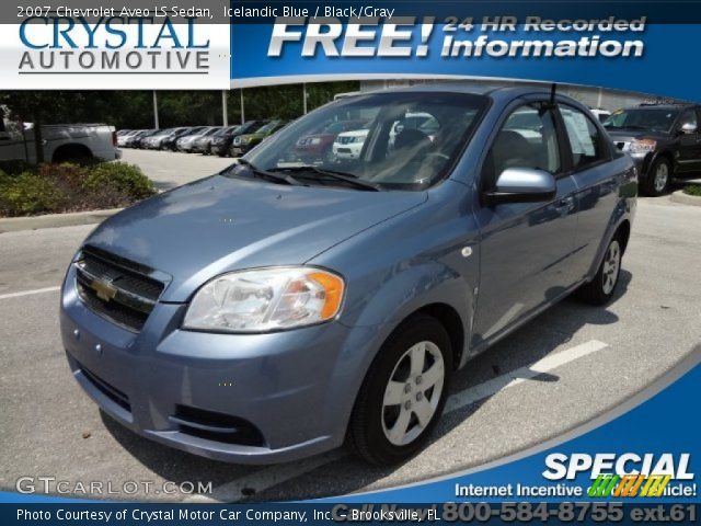 2007 Chevrolet Aveo LS Sedan in Icelandic Blue
