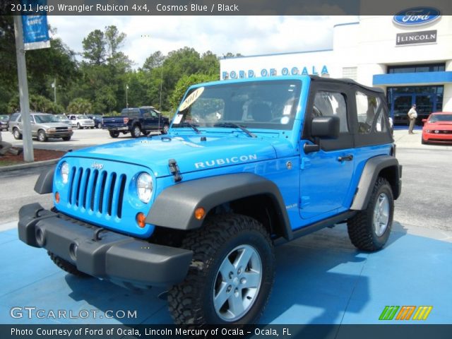 2011 Jeep Wrangler Rubicon 4x4 in Cosmos Blue