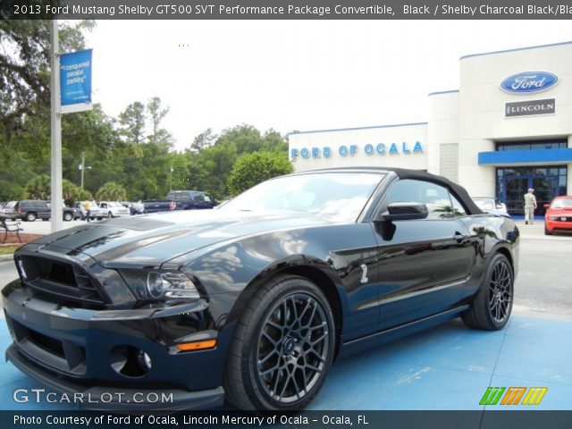 2013 Ford Mustang Shelby GT500 SVT Performance Package Convertible in Black