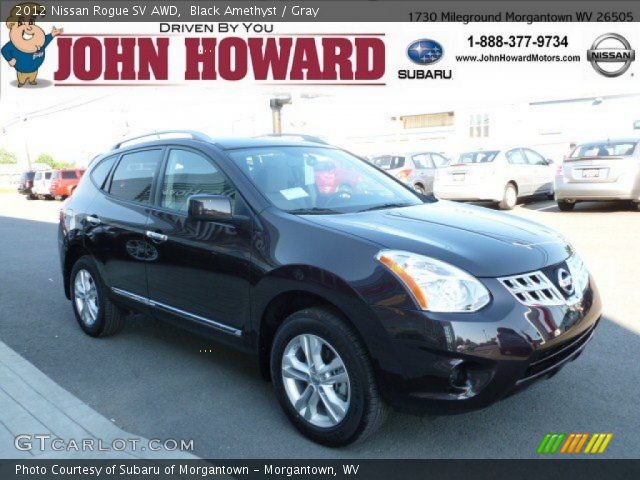 2012 Nissan Rogue SV AWD in Black Amethyst