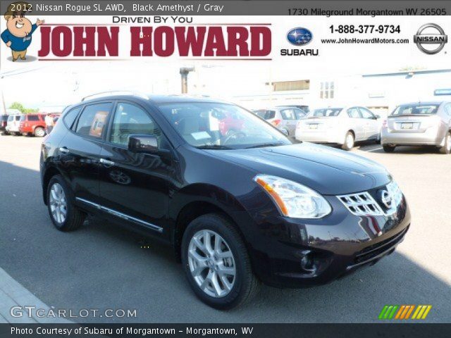 2012 Nissan Rogue SL AWD in Black Amethyst
