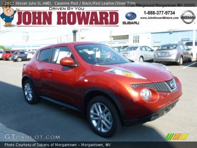 2012 Nissan Juke SL AWD in Cayenne Red
