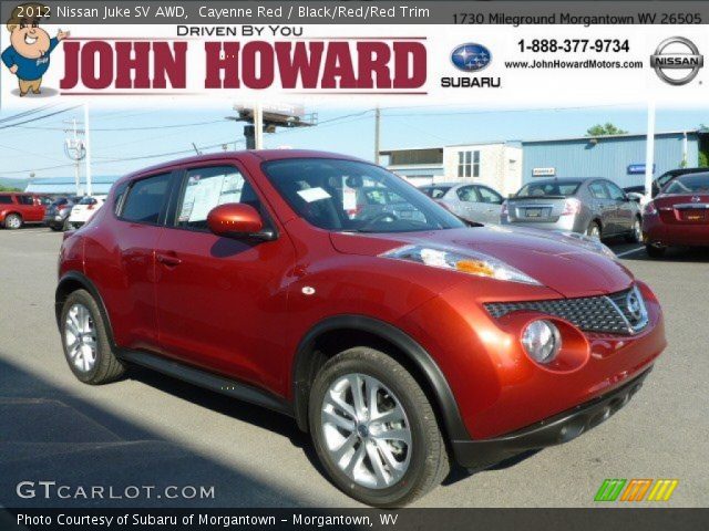 2012 Nissan Juke SV AWD in Cayenne Red