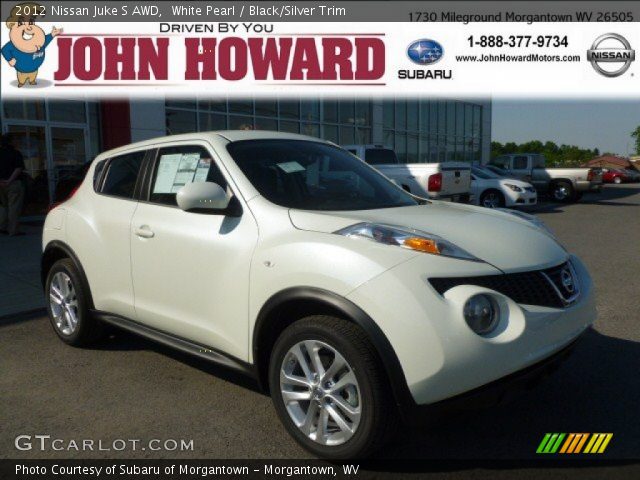 2012 Nissan Juke S AWD in White Pearl