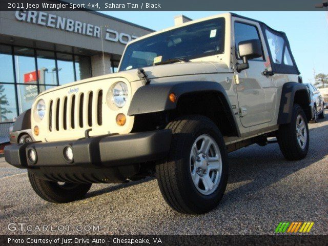 2011 Jeep Wrangler Sport 4x4 in Sahara Tan